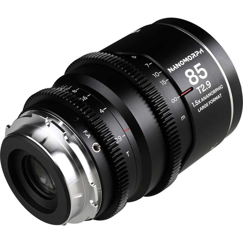Venus Optics Laowa Nanomorph 85mm T2.9 1.5x LF Anamorphic Lens (ARRI PL & Canon EF, Silver Flare)