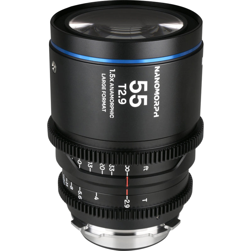 Venus Optics Laowa Nanomorph 55mm T2.9 1.5x LF Anamorphic Lens (ARRI PL & Canon EF, Blue Flare)