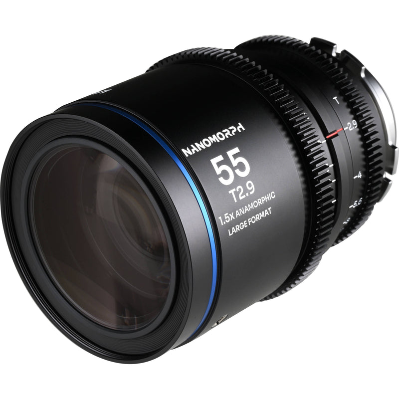 Venus Optics Laowa Nanomorph 55mm T2.9 1.5x LF Anamorphic Lens (ARRI PL & Canon EF, Blue Flare)