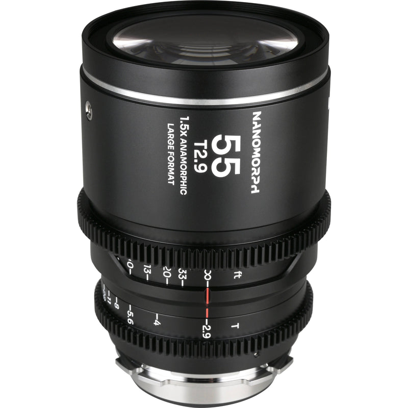 Venus Optics Laowa Nanomorph 55mm T2.9 1.5x LF Anamorphic Lens (ARRI PL & Canon EF, Silver Flare)