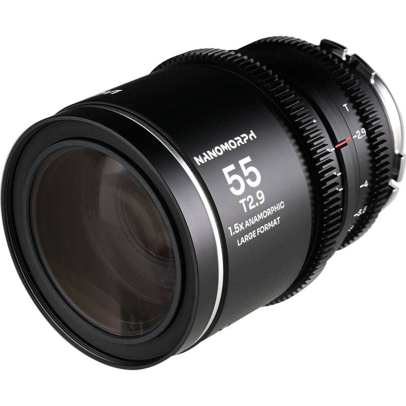 Venus Optics Laowa Nanomorph 55mm T2.9 1.5x LF Anamorphic Lens (ARRI PL & Canon EF, Silver Flare)