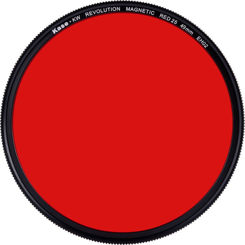 Kase Wolverine Revolution B&W Filter with Magnetic Adapter (Red, 49mm)
