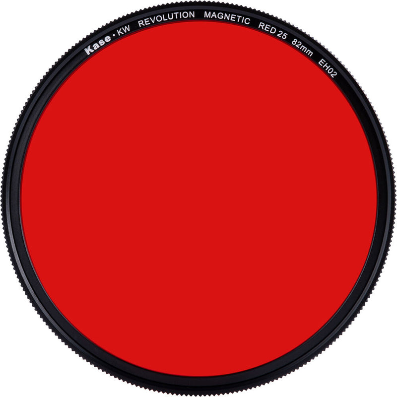 Kase Wolverine Revolution B&W Filter with Magnetic Adapter (Red, 82mm)