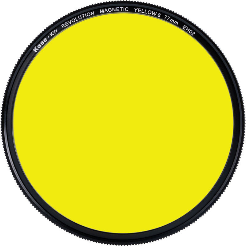 Kase Wolverine Revolution B&W Filter with Magnetic Adapter (Yellow, 77mm)