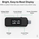 Plugable USB-C Amperage and Voltage Tester