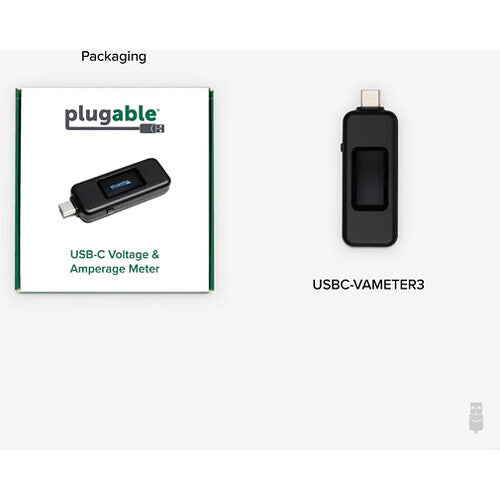 Plugable USB-C Amperage and Voltage Tester