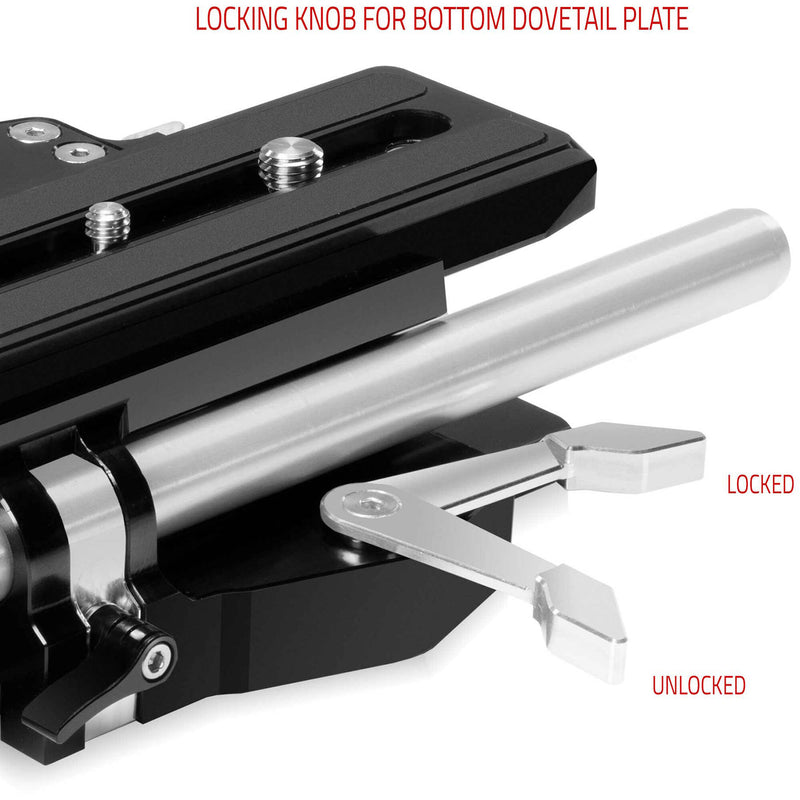 SHAPE 15mm LWS Baseplate for Blackmagic PYXIS 6K