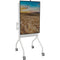 Chief Voyager Large Manual Height-Adjustable AV Cart (White)