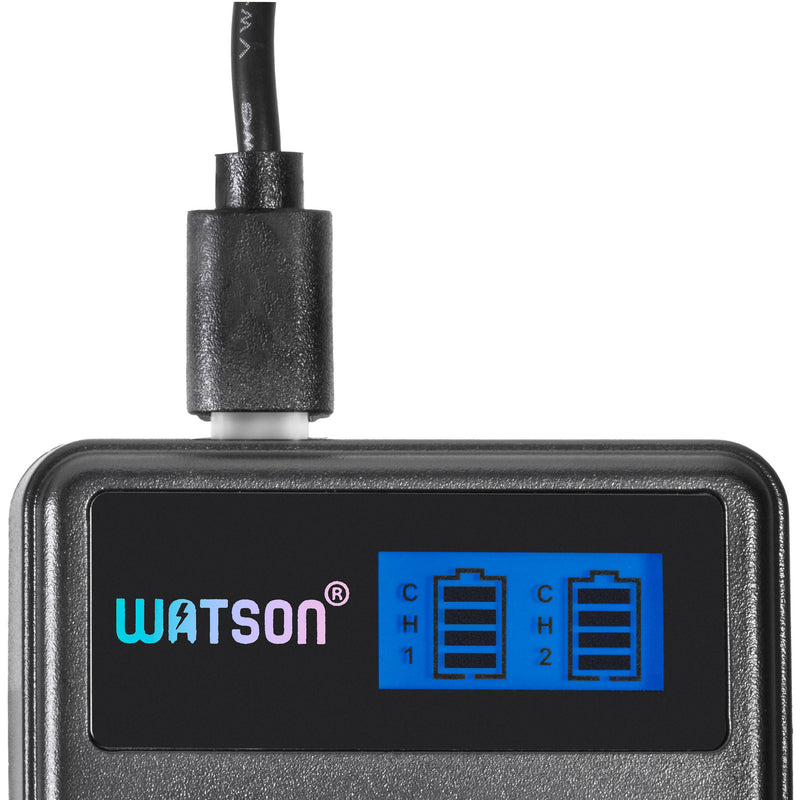 Watson Mini Duo USB-C Charger for Canon LP-E17 Batteries