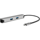 Rocstor USB-C to HDMI 4K, RJ45, 5-In-1 Multiport Adapter