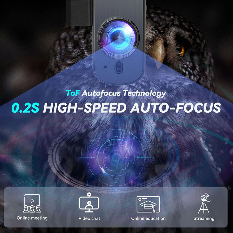 ROCWARE RC08 All-in-One 1080p USB Smart Webcam