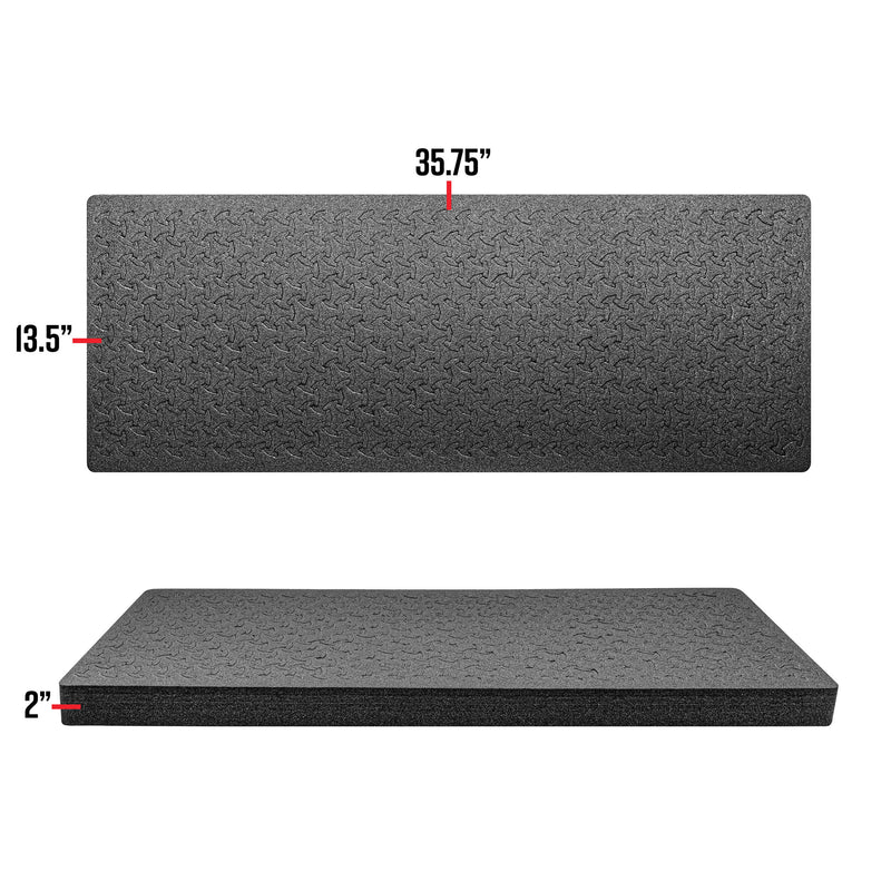 RAGAR Hard Rifle Case with RAGAR Reconfigurable & Reusable XP Crosslinked Foam (38", Gray)