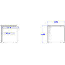 RAB Audio ProRak 8 RU Equipment Rack