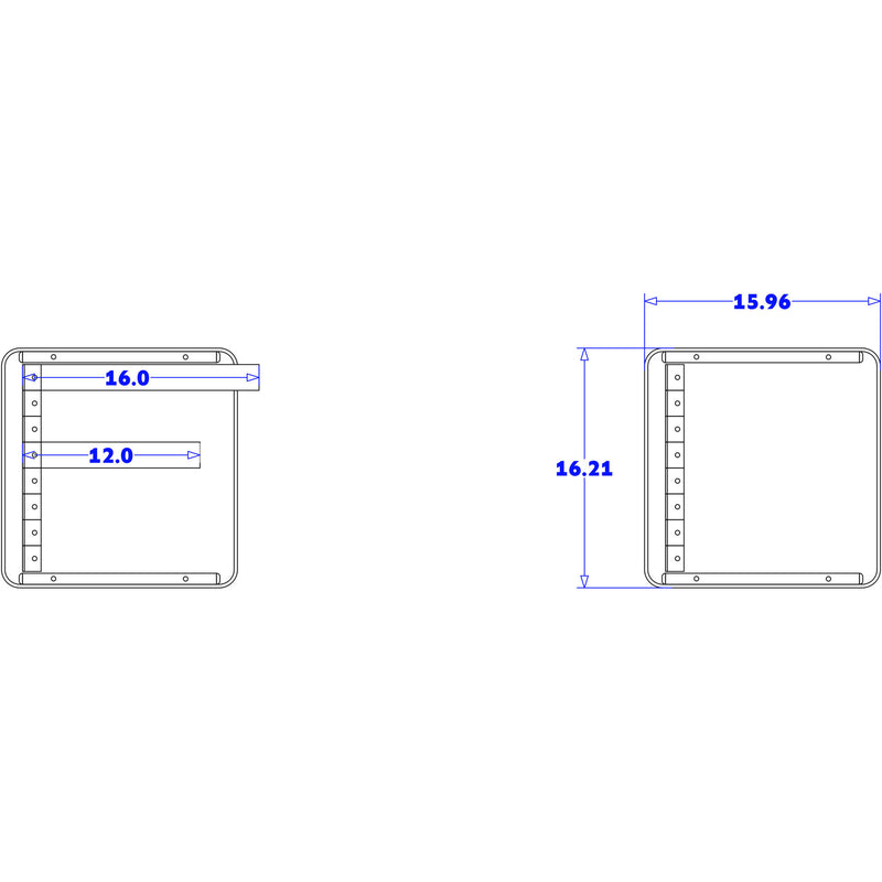 RAB Audio ProRak 8 RU Equipment Rack