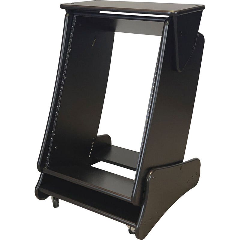 RAB Audio ProRak Multi-Angle Rack with Wheels (16 RU)