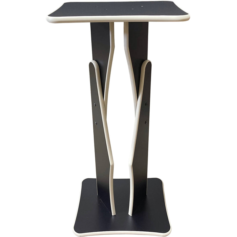 RAB Audio ProRak SDM100 Adjustable Monitor Stand (Black with Almond Trim, Pair)