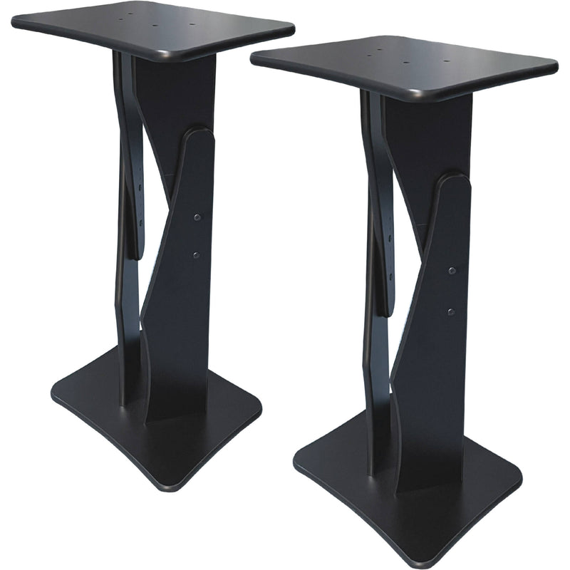 RAB Audio ProRak SDM100 Adjustable Monitor Stand (Black, Pair)