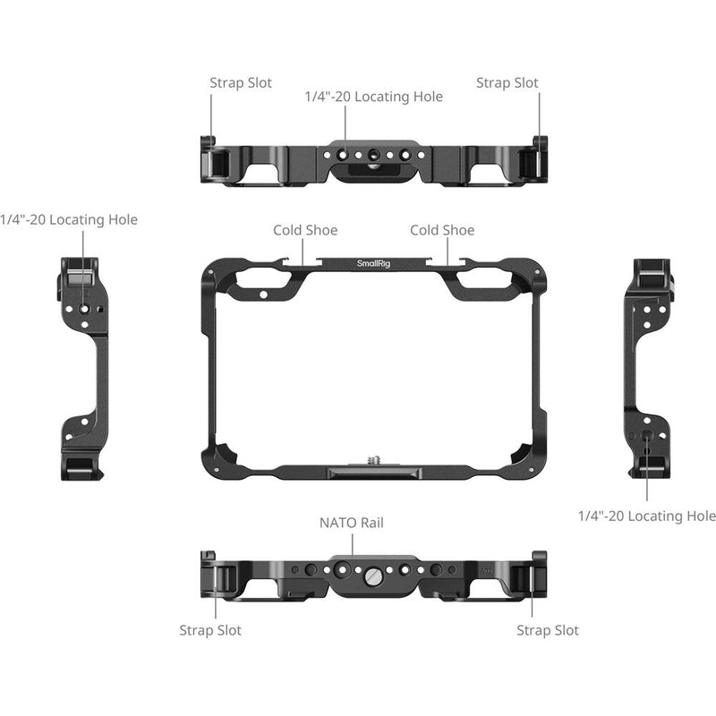 SmallRig Monitor Cage Kit for Atomos Shinobi II