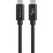 HYPER HyperDrive Next USB4 USB-C Cable (4', Black)
