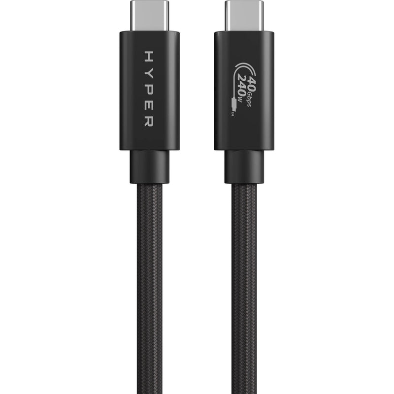 HYPER HyperDrive Next USB4 USB-C Cable (4', Black)