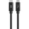 HYPER HyperDrive Next USB4 USB-C Cable (4', Black)