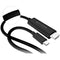 HYPER HyperDrive USB-C to HDMI Adapter Cable (8', Black)