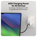 HYPER HyperJuice USB-C Silicone Charging Cable (5', Black)