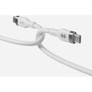 HYPER HyperJuice USB-C Silicone Charging Cable (5', White)