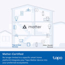 TP-Link Tapo P210M Smart Wi-Fi Outlet with Energy Monitoring (Matter)