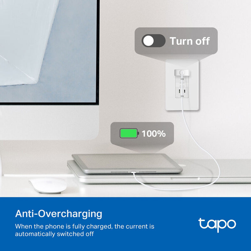TP-Link Tapo P210M Smart Wi-Fi Outlet with Energy Monitoring (Matter)