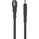 HYPER HyperJuice USB-C and Lightning Hybrid Silicone Cable (5', Black)