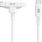HYPER HyperJuice USB-C and Lightning Hybrid Silicone Cable (5', White)