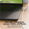 HYPER HyperJuice USB-C and Lightning Hybrid Silicone Cable (5', White)