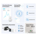 TP-Link Tapo P110M Smart Wi-Fi Plug with Energy Monitoring (Matter, 2-Pack)