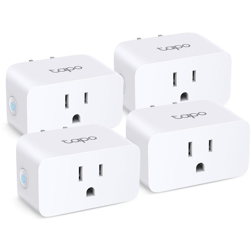 TP-Link Tapo P110M Smart Wi-Fi Plug with Energy Monitoring (Matter, 4-Pack)
