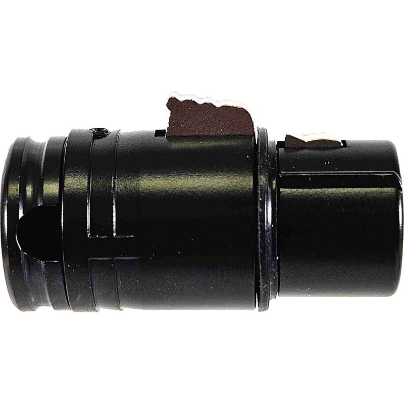 American Recorder Low-Profile 3-Pin XLR Female Connector (Black)