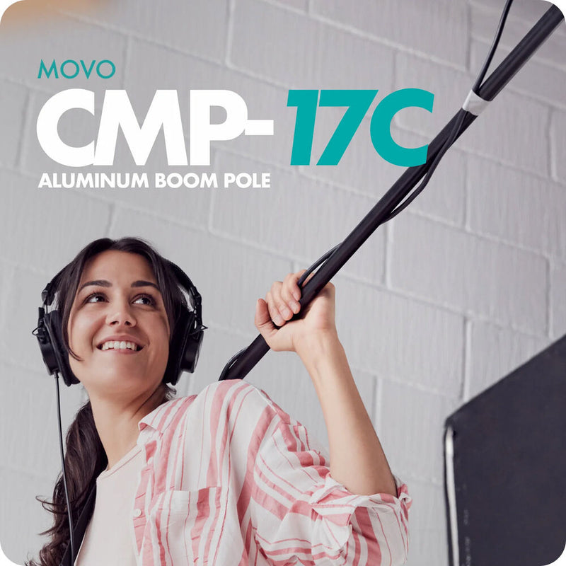 Movo Photo CMP-17C Boompole with Internal XLR Cable