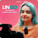 Movo Photo LINGO Wireless UHF Omni Lavalier Microphone System (500 to 599 MHz)