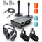 Movo Photo MDX-1 Podcasting Kit with USB Audio Interface, Microphones, Table Stands, and Headphones (2-Pack)