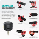 Movo Photo WM-VXR10 Wireless Microphone Adapter for VXR10 and Mini-Shotgun Microphones (3.5mm)