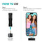 Movo Photo WM-VXR10 Wireless Microphone Adapter for VXR10 and Mini-Shotgun Microphones (USB-C)