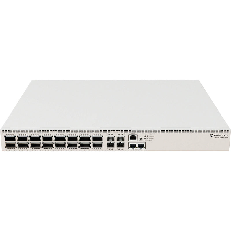 MikroTik CRS520-4XS-16XQ-RM 16-Port 100G QSFP28 / 4-Port 10G SFP28 Managed Network Switch
