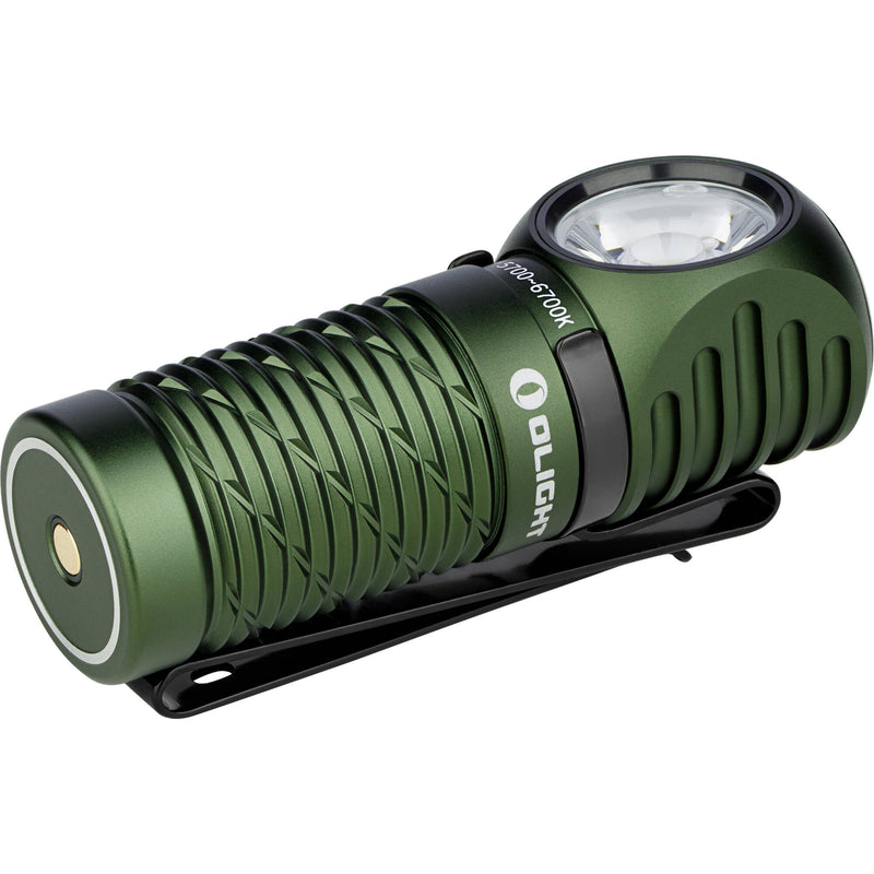 Olight Perun 2 Mini Rechargeable Flashlight Kit with Headband (Neutral White, OD Green)