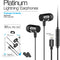Naztech Platinum MFi Lightning Earbuds