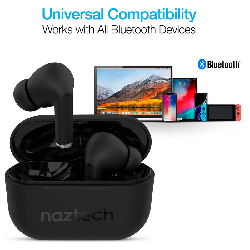 Naztech Xpods Pro True-Wireless Earbuds (Black)