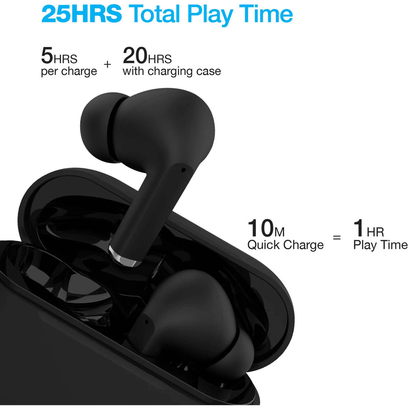 Naztech Xpods Pro True-Wireless Earbuds (Black)