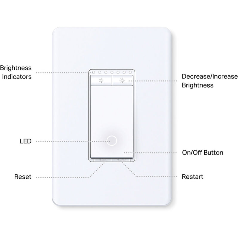 TP-Link Tapo S515D Smart Wi-Fi 3-Way Dimmer Switch Kit (Matter)