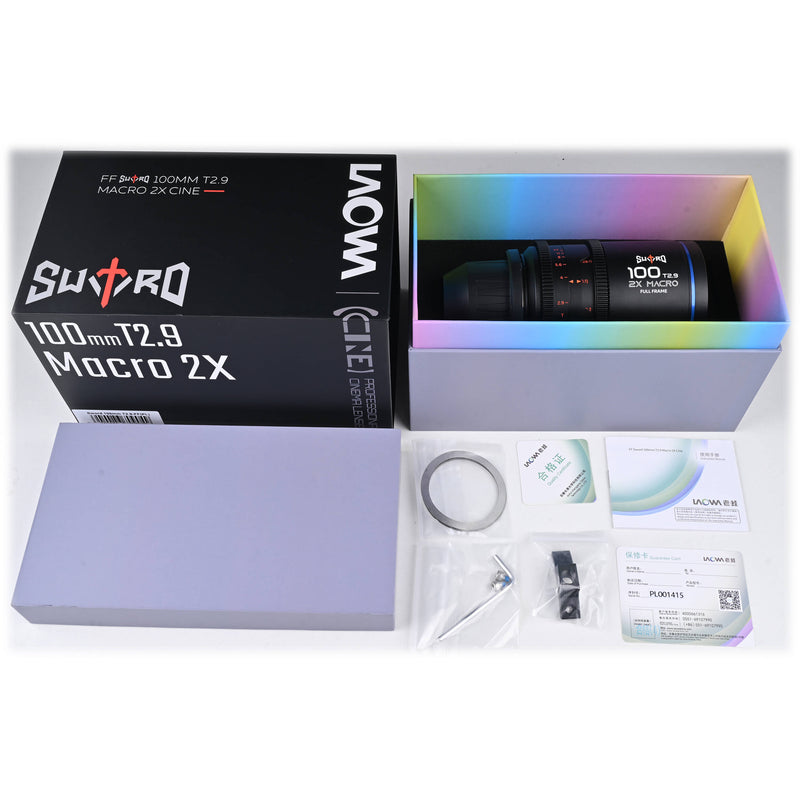 Venus Optics Laowa Sword 100mm T2.9 2x Macro Cine Lens (ARRI PL)