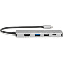 Rocstor USB-C 3.2 Gen 2 Multi-Port 4-in-1 Adapter (Silver)