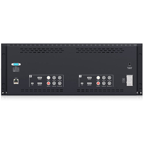 FeelWorld D101 Plus Dual 10.1" Rackmount LCD Monitor